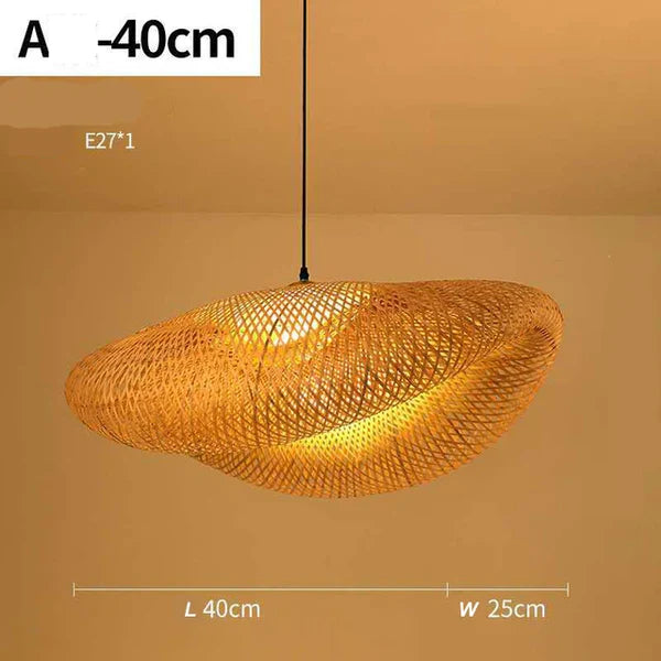 Handgemaakte Rotan Hanglamp - RayaLicht