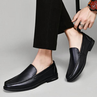 Italiaanse loafers van echt leer - Emilio
