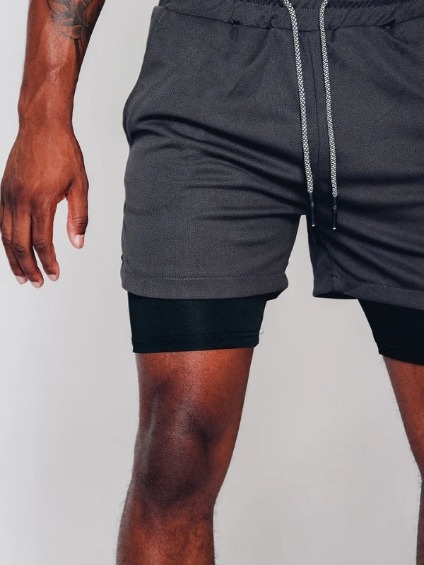 2-in-1 Zomer Sportshorts voor heren – Felix