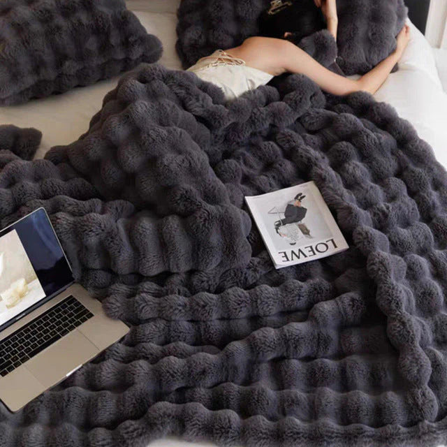 Luxe Zachte Bont Deken - SnuggleFur