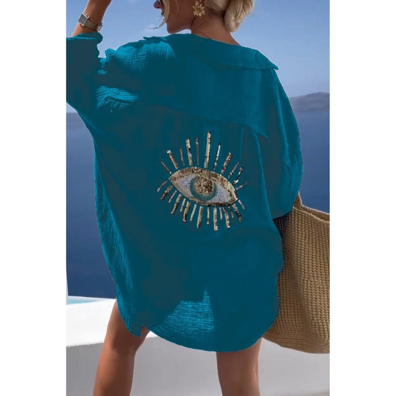 Linnen Dames Blouse met Knoopsluiting – Marise