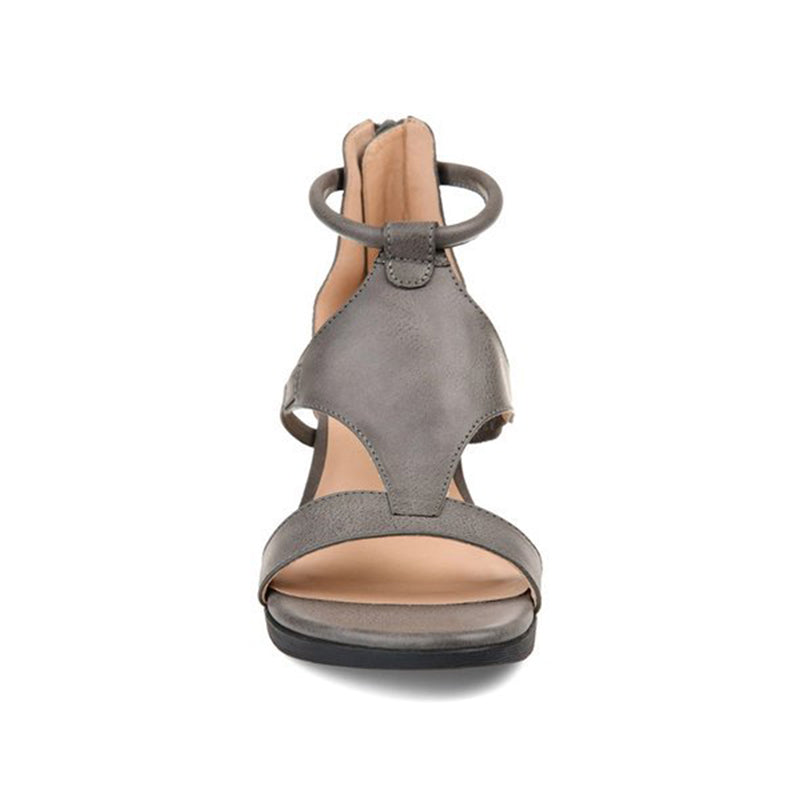 ElevateStyle Sandals | Dames Sandalen met Verhoogde Hak en Enkelband Ontwerp