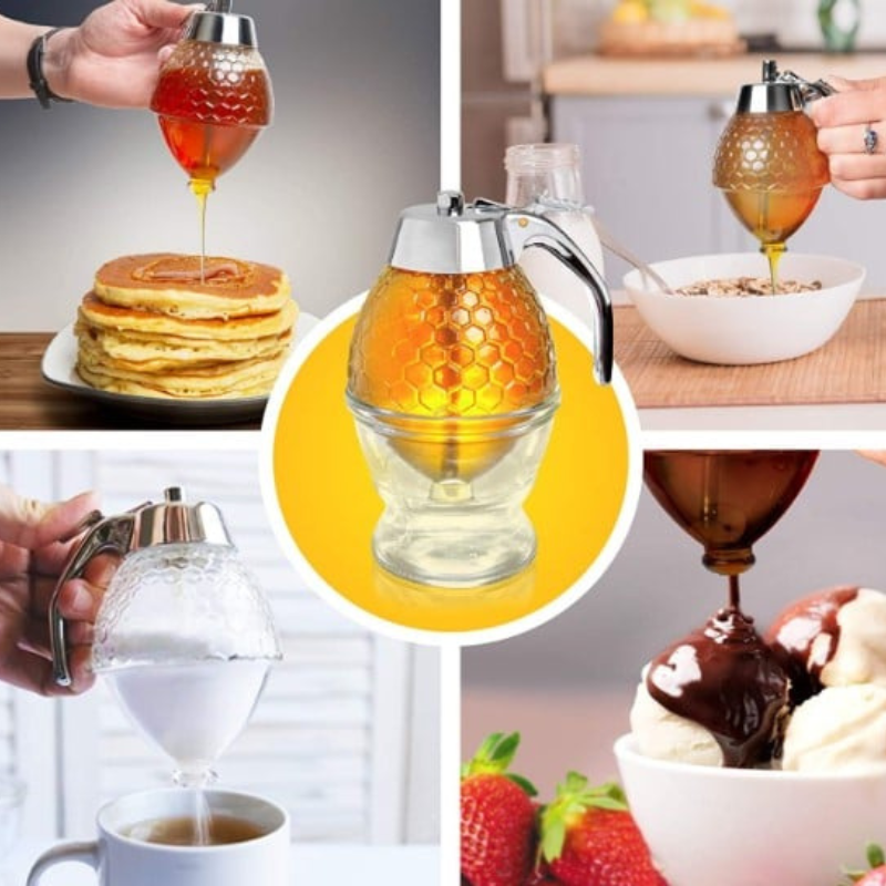 Stijlvolle en Handige Honingdispenser - HoneySaver