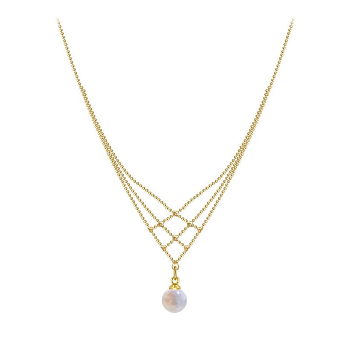 Geweven Parelketting - Mariela