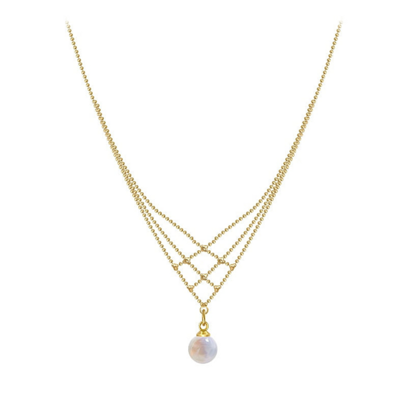 Geweven Parelketting - Mariela