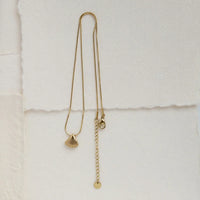 Gouden Sint-Jakobsschelp Bloemenketting - Lila