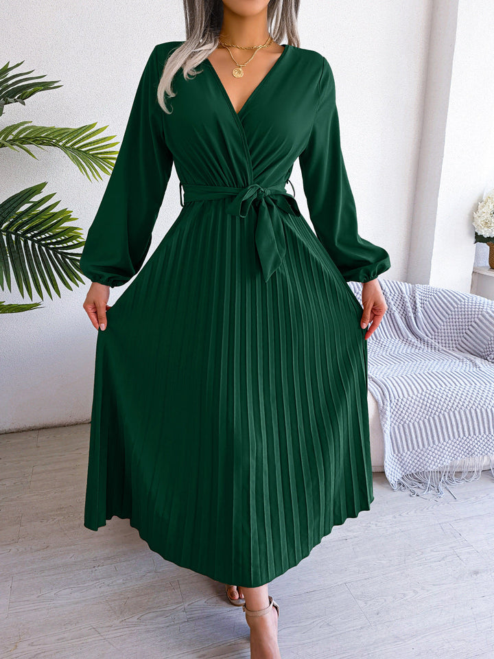 Trendy Maxi Jurk met Wikkeloptiek - Celina