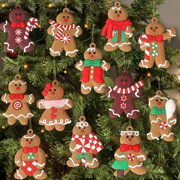 Set van 12 Peperkoek Ornamenten - SweetBakes