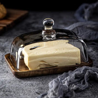 Boterhouder van Hout en Glas - ButterElegance