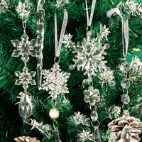 Kristallen Kerst Ornamenten Set - ShineBright