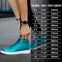 Casual Glitter Sneakers - NeonFlash