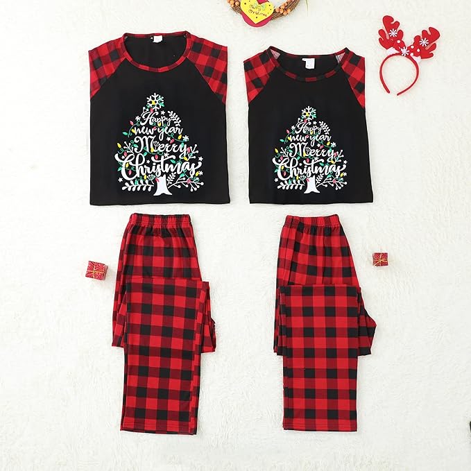 Matching Kerst Pyjama Set - PlaidJoy