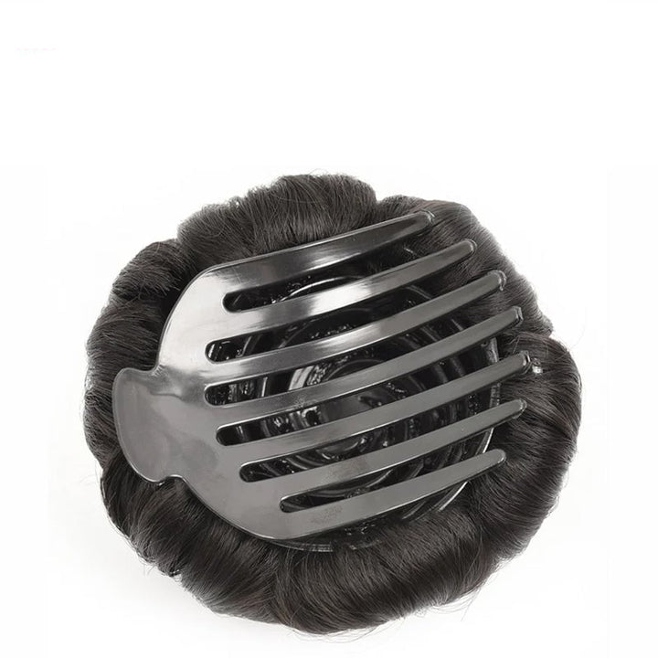 Bloemvormige Haarklem met Hairextension – Fiora