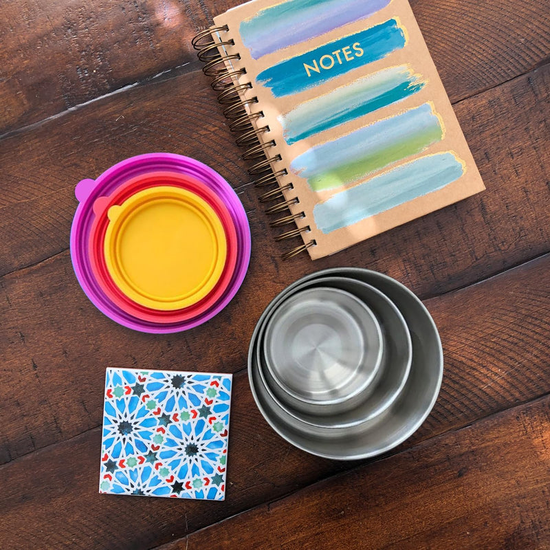 RVS Lunchdoos Set met deksels – 100ml, 200ml, 400ml