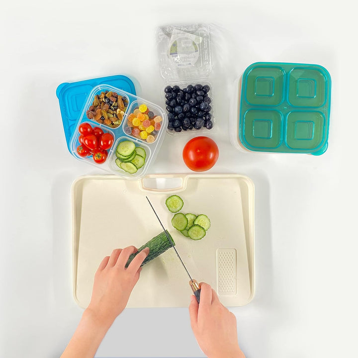 6-Pack Herbruikbare Bento Box Maaltijd Prep Set