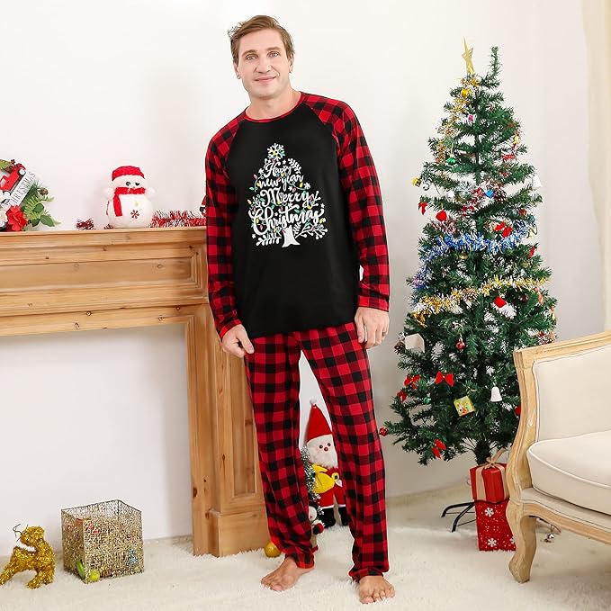 Matching Kerst Pyjama Set - PlaidJoy