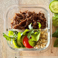 Bariatrische Portiecontrole Glascontainers – 3-Pack