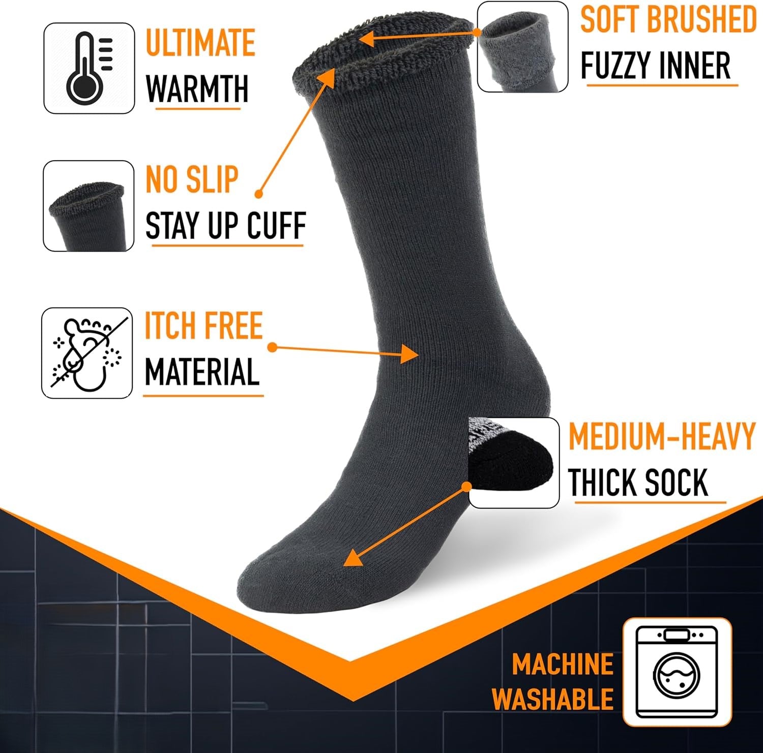 Winter Thermische Boot Sokken - HeatGrip