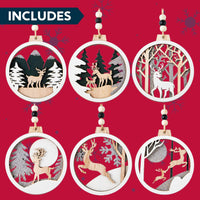 Rendier & Kerstman Ornamenten Set - JollyJoy