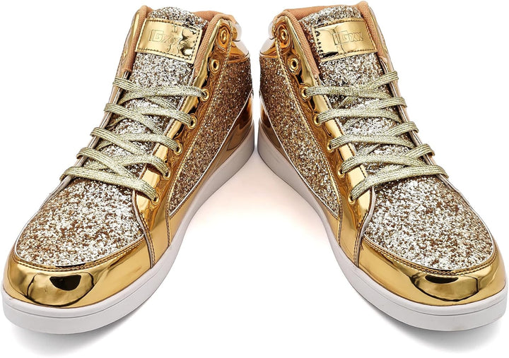 Casual Glitter Sneakers - NeonFlash