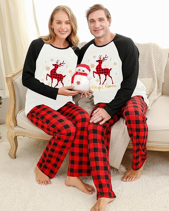 Matching Kerst Pyjama Set - PlaidJoy
