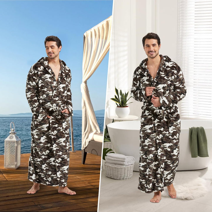 Comfortabele Flanellen Heren Badjas - James