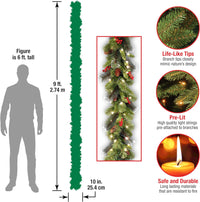 Kerstslinger met Lichtjes - FrostGlow