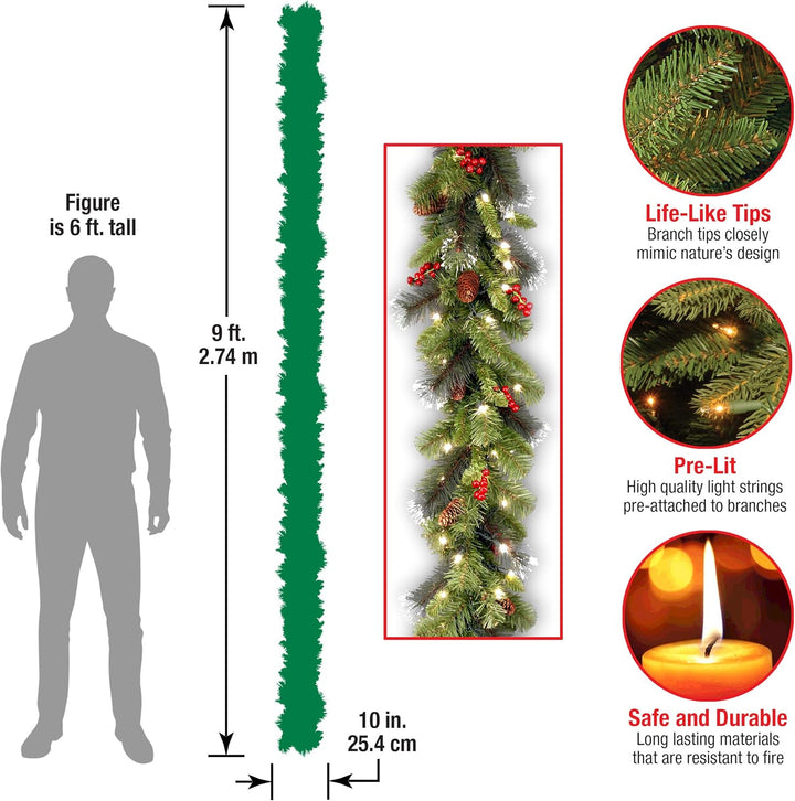 Kerstslinger met Lichtjes - FrostGlow