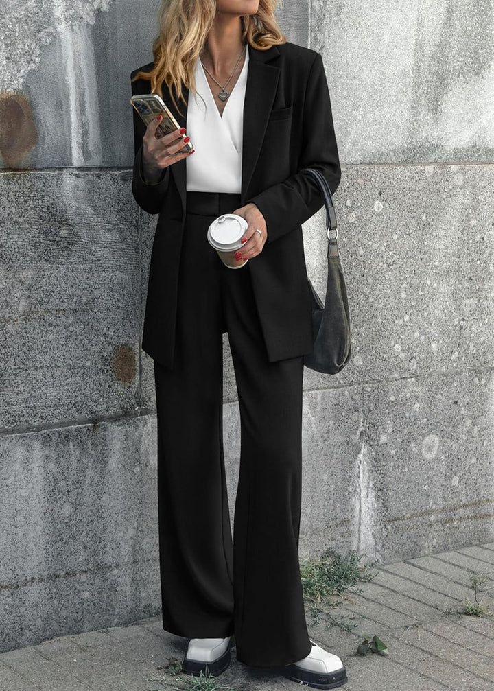 Stijlvolle Blazer en Pantalon Set - Mia