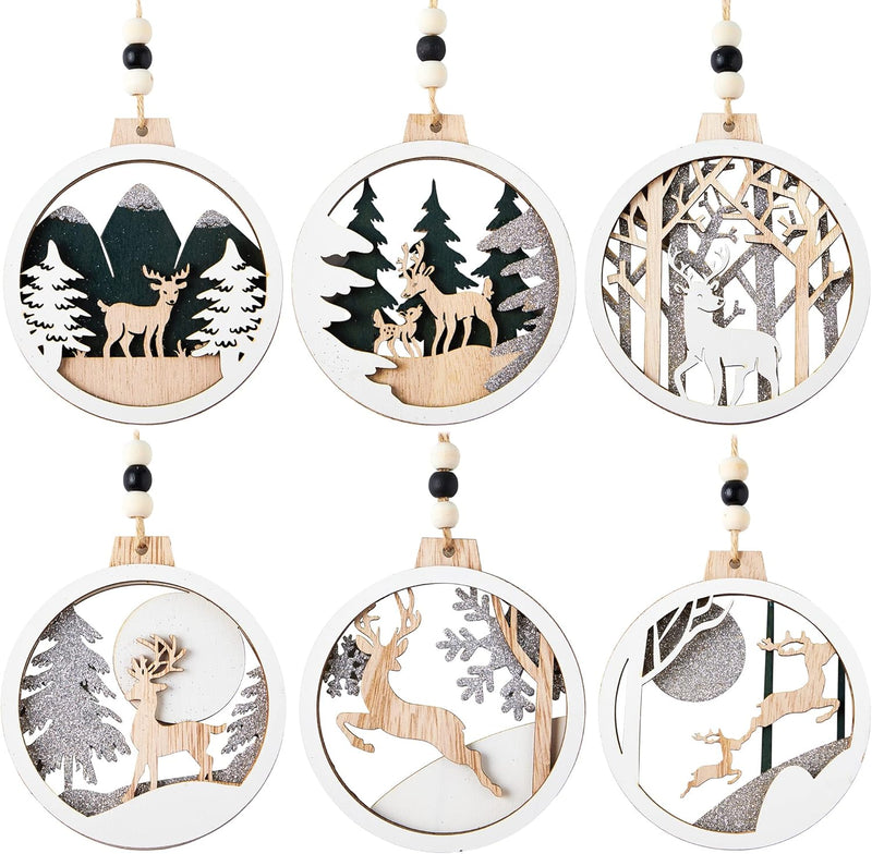 Rendier & Kerstman Ornamenten Set - JollyJoy