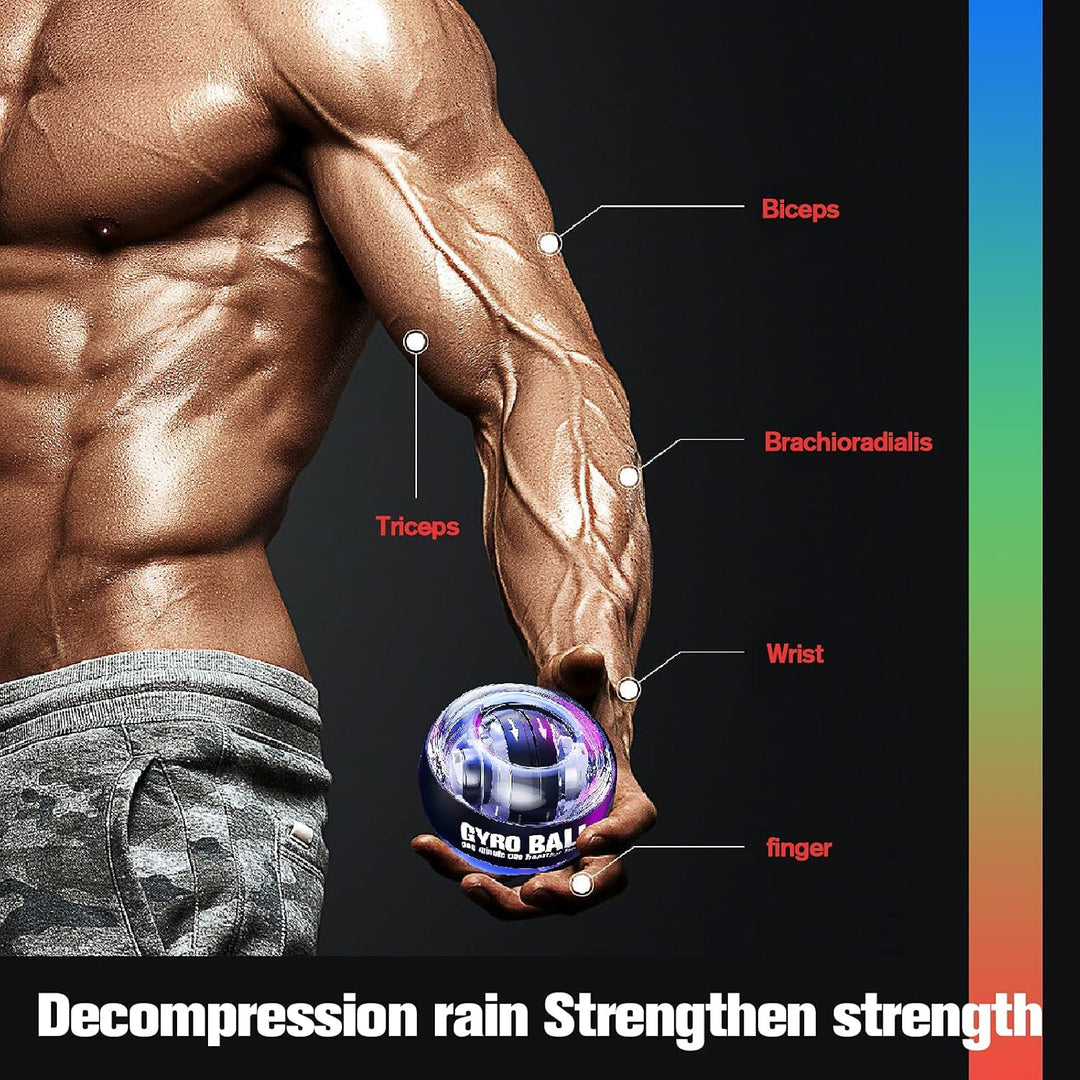 Żyroskopowa piłka wzmacniająca nadgarstek - Automatyczny trener przedramienia