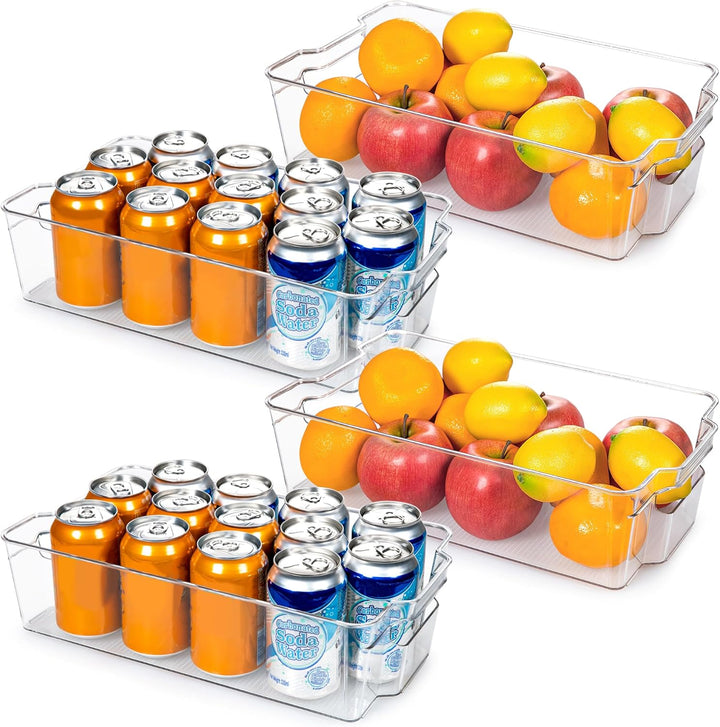 Transparante Opbergboxen voor de Koelkast (4 Stuks) - CoolOrganize