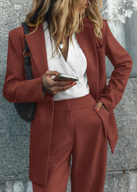 Stijlvolle Blazer en Pantalon Set - Mia