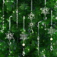 Kristallen Kerst Ornamenten Set - ShineBright