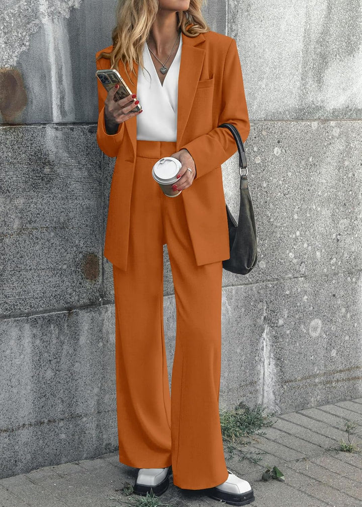 Stijlvolle Blazer en Pantalon Set - Mia