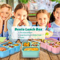 Bento Box Maaltijd Prep Containers - 4-Pack