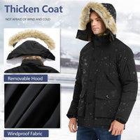 Winterjas met Afneembare Capuchon voor Heren - Gabriel