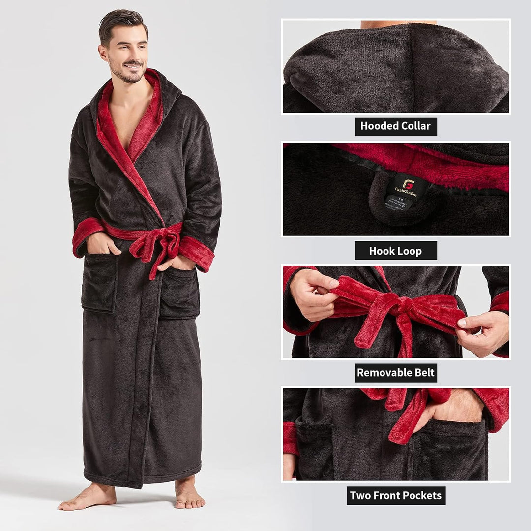 Comfortabele Flanellen Heren Badjas - James