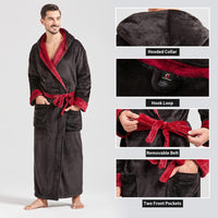 Comfortabele Flanellen Heren Badjas - James