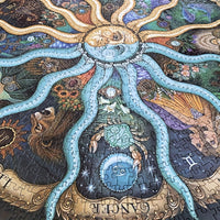 1000-delige Ronde Sterrenbeeld Puzzel - ZodiacDreams
