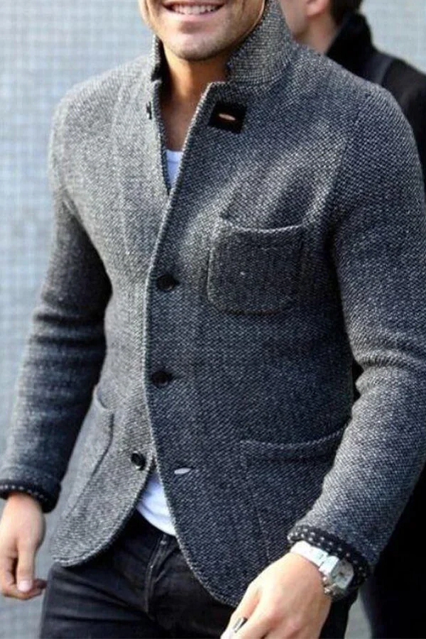 Comfortabel Retro Gebreid Heren Vest - Jasper