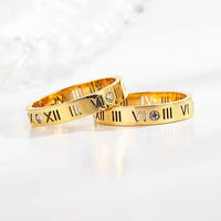 Trendy Romeinse Cijfer Ring - Aurielle