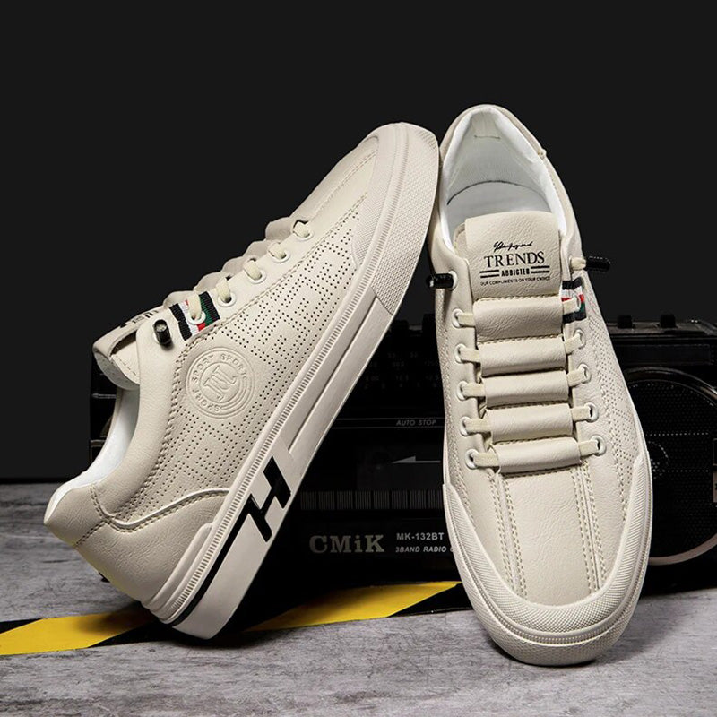 Heren Sneaker van Geperforeerd Leer met Lichtgewicht Constructie – Ethan