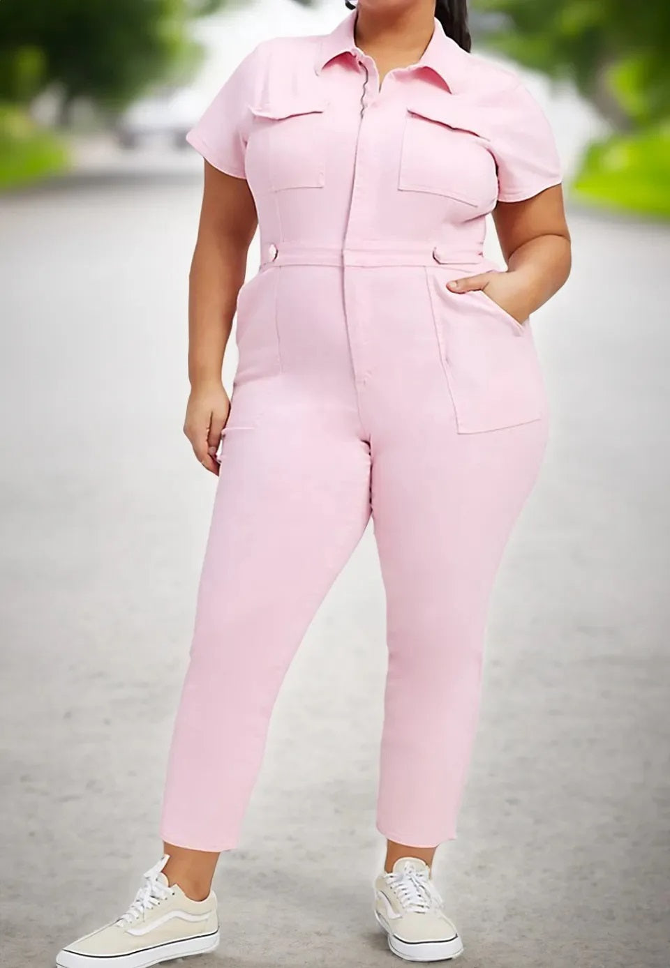 Vardi Dante™ Isa Plus Size Jumpsuit | Stijlvol & Casual