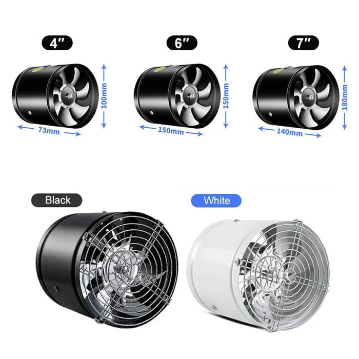 Krachtige en Stille Afzuigventilator - WhisperFlow