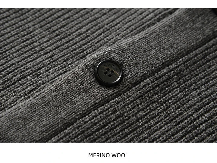 Vardi Dante™ Rens Merinowol Vest | Geknoopt vest