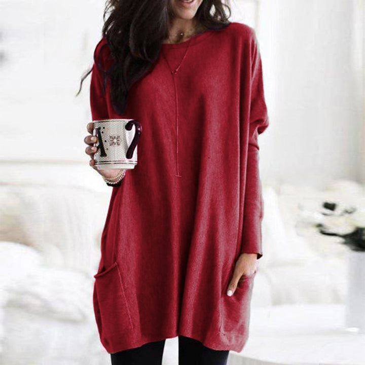 Oversized Dames Trui met Zakken – Yara