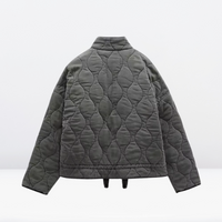 Gewatteerde Damesjas met Koord en Rits – Lorena