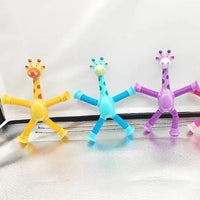 Flexibel Giraffe Speelgoed met Zuignap - StretchyGiraffe