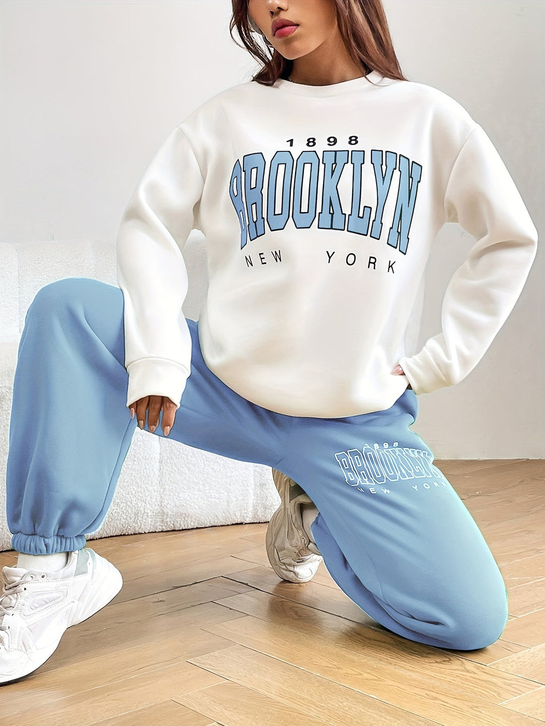 Tweedelig Jogginpak met Trendy Letterprint - Isabelle